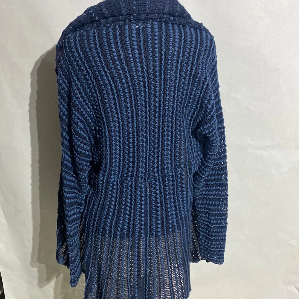 Lauren by Ralph Lauren Blue Knit Sweater - Picture 2 of 3